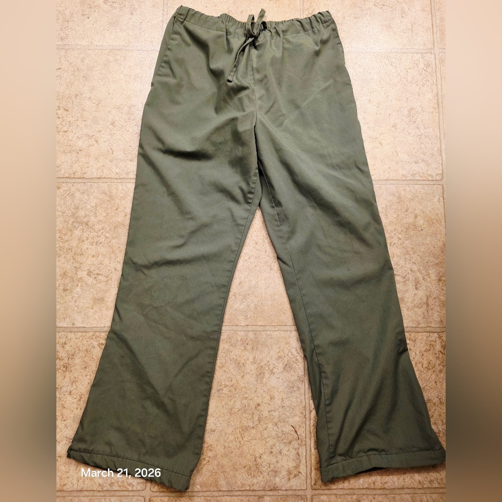 Cherokee Olive Green Scrub Pants